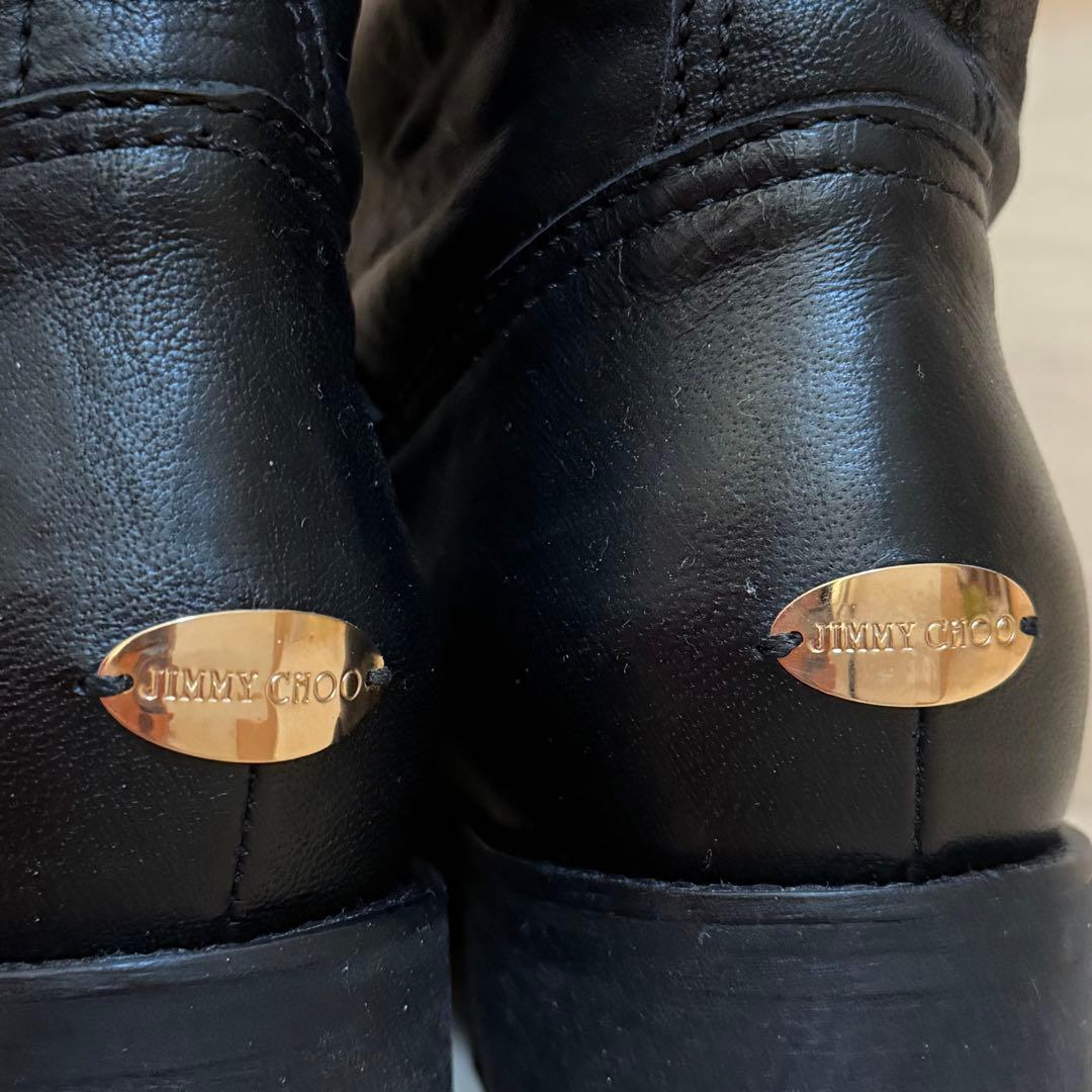 JIMMY CHOO エンジニアブーツ 37 ブラック 美品
