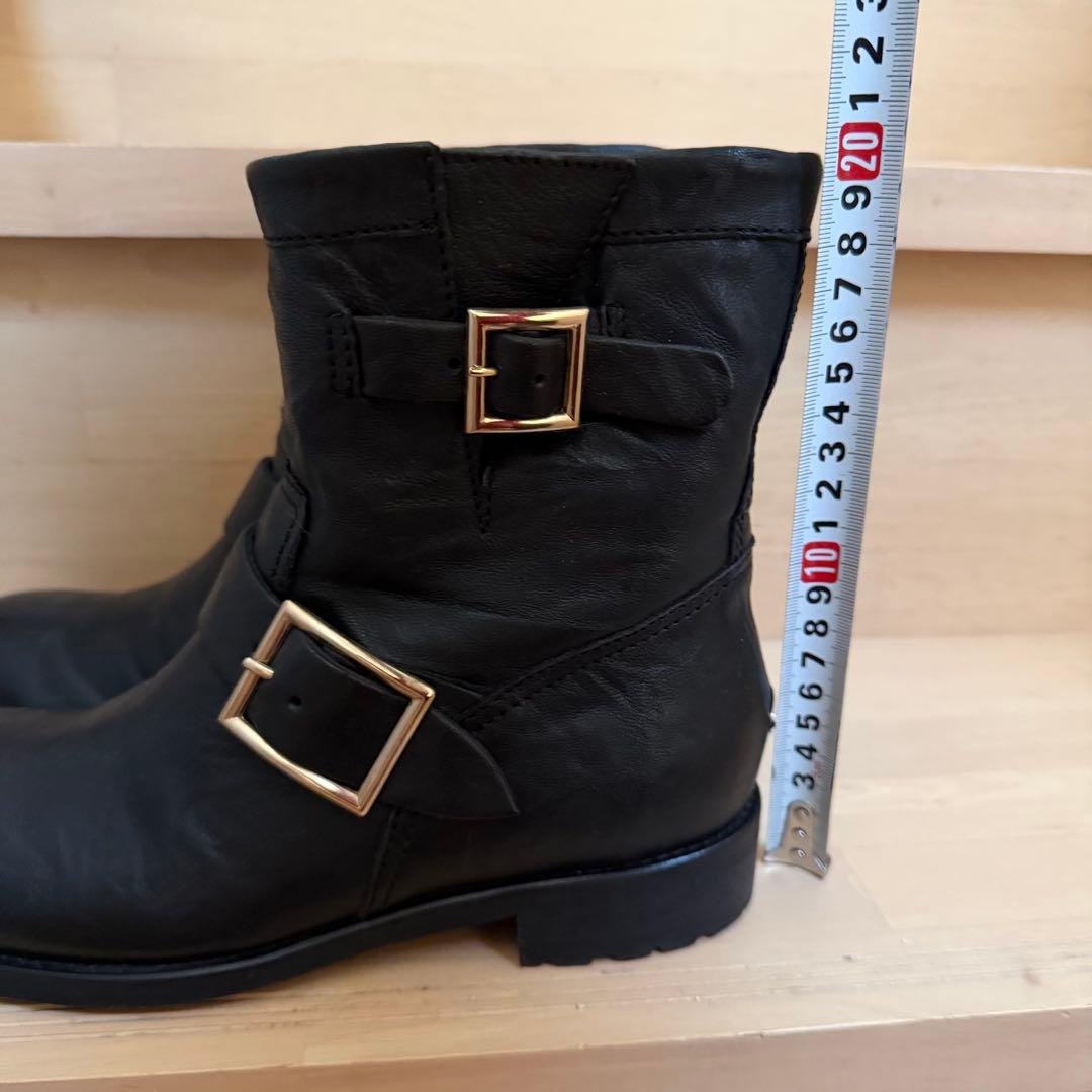 JIMMY CHOO エンジニアブーツ 37 ブラック 美品