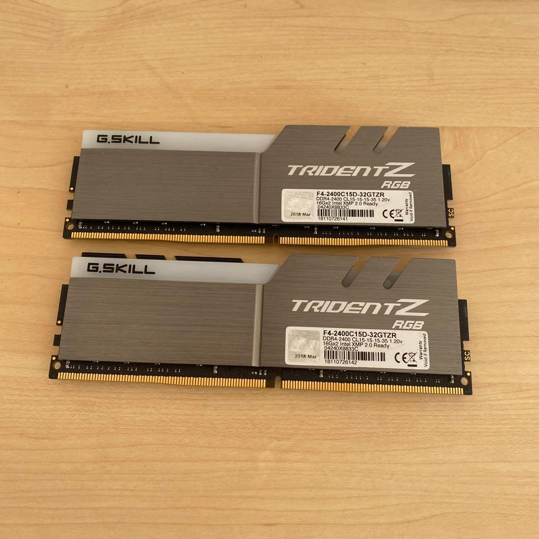 m*o様 G.SKILL TRIDENT Z RGB DDR4-2400 16G