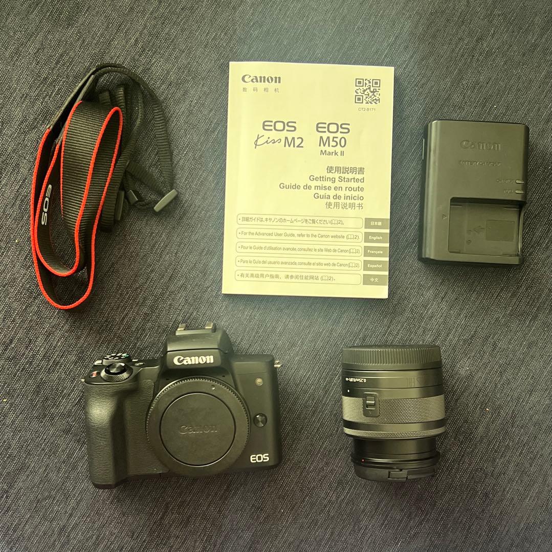 (動作確認済)Canon EOS M50 MarKII 15-45mm STM