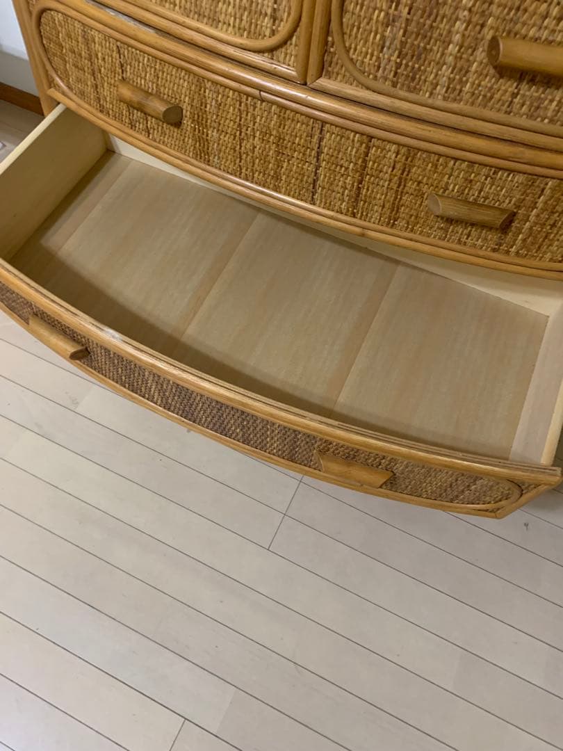 ラタン チェスト レトロ 昭和レトロ 収納 タンス アンティーク