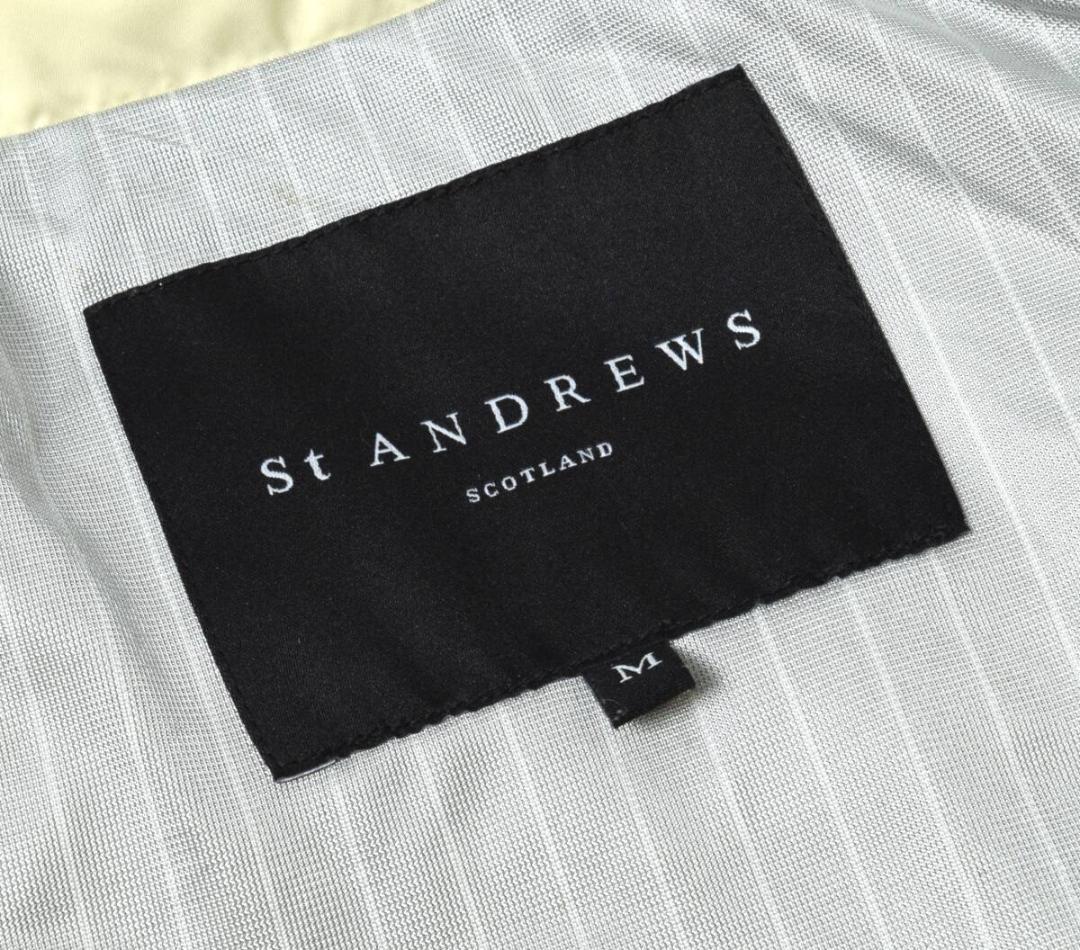 美品 セントアンドリュース ダウンジャケット M ベージュ フード取り外し可能