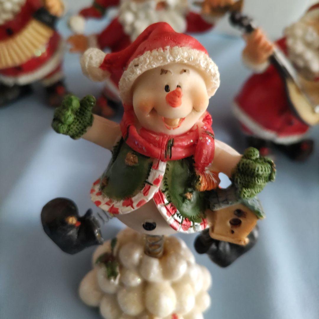 サンタクロースフィギュア 7体セット