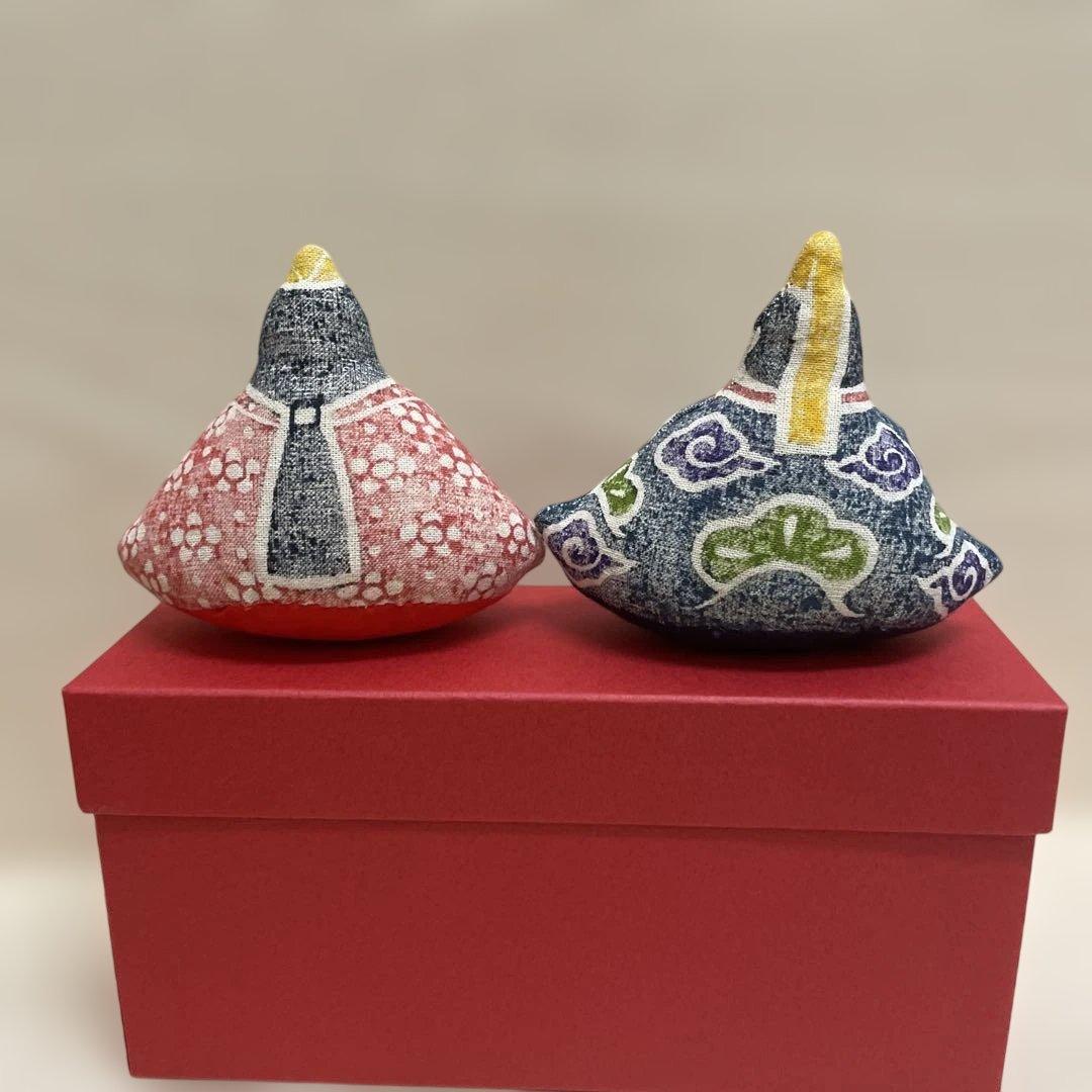 真工藝　木版手染めぬいぐるみ　ひな人形、鯉のぼり　まとめ売り