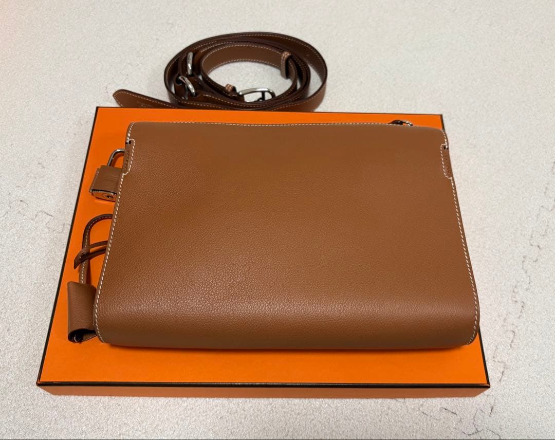 エルメス　Hermes ボリトル ショルダーバッグ　ゴールド W刻印