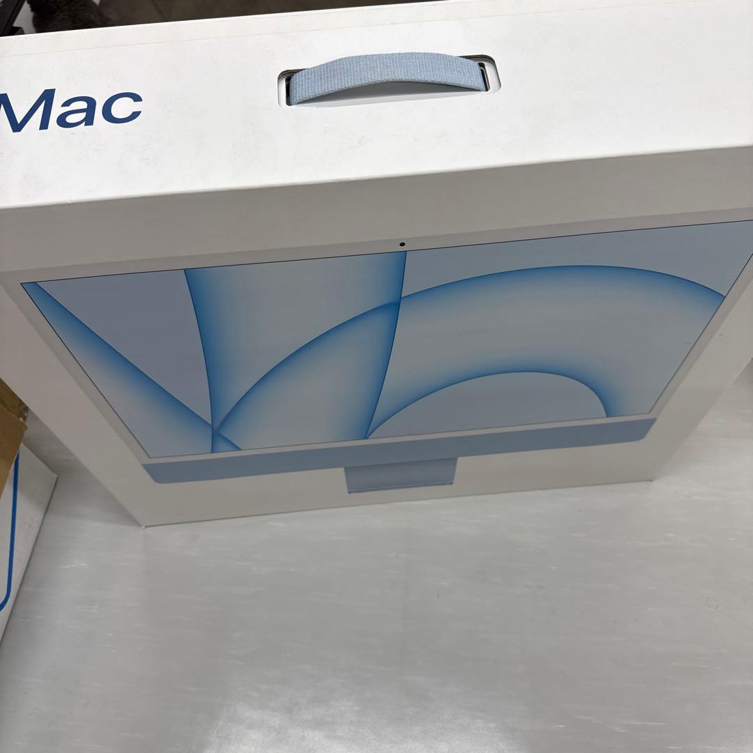 Apple iMac ブルー マウス付き　M1チップ