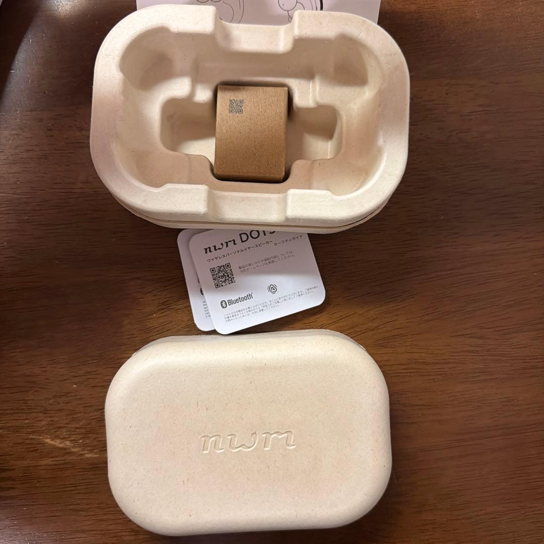 nwm DOTS モスグリーン オープンイヤー型 ワイヤレスイヤホン