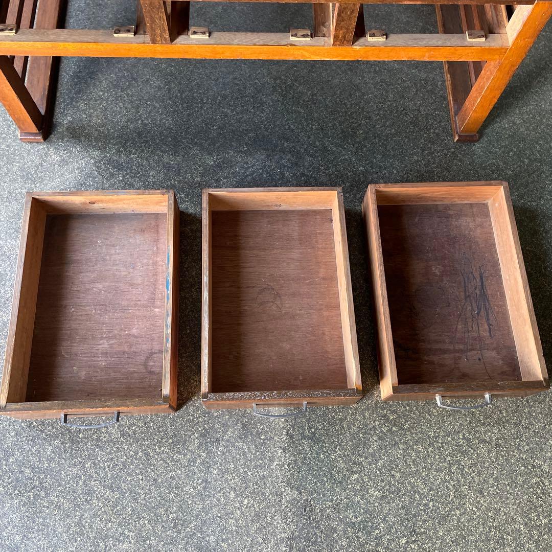 文机　昭和レトロ　古道具　アンティーク　ローテーブル　テレビ台