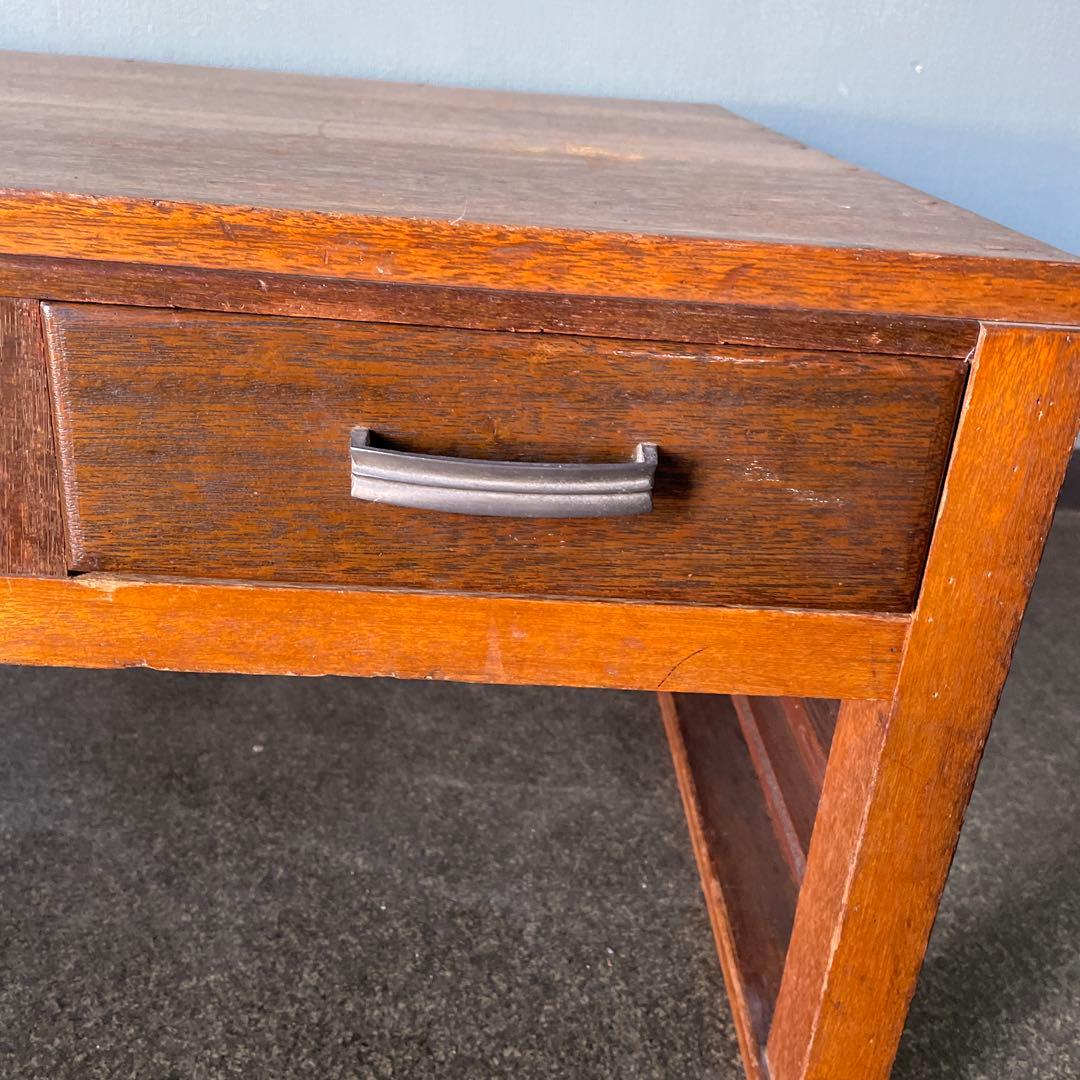 文机　昭和レトロ　古道具　アンティーク　ローテーブル　テレビ台