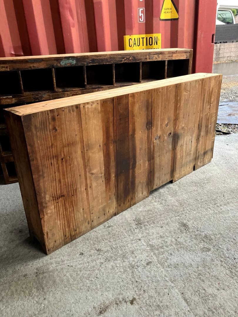 古道具オープンシェルフ