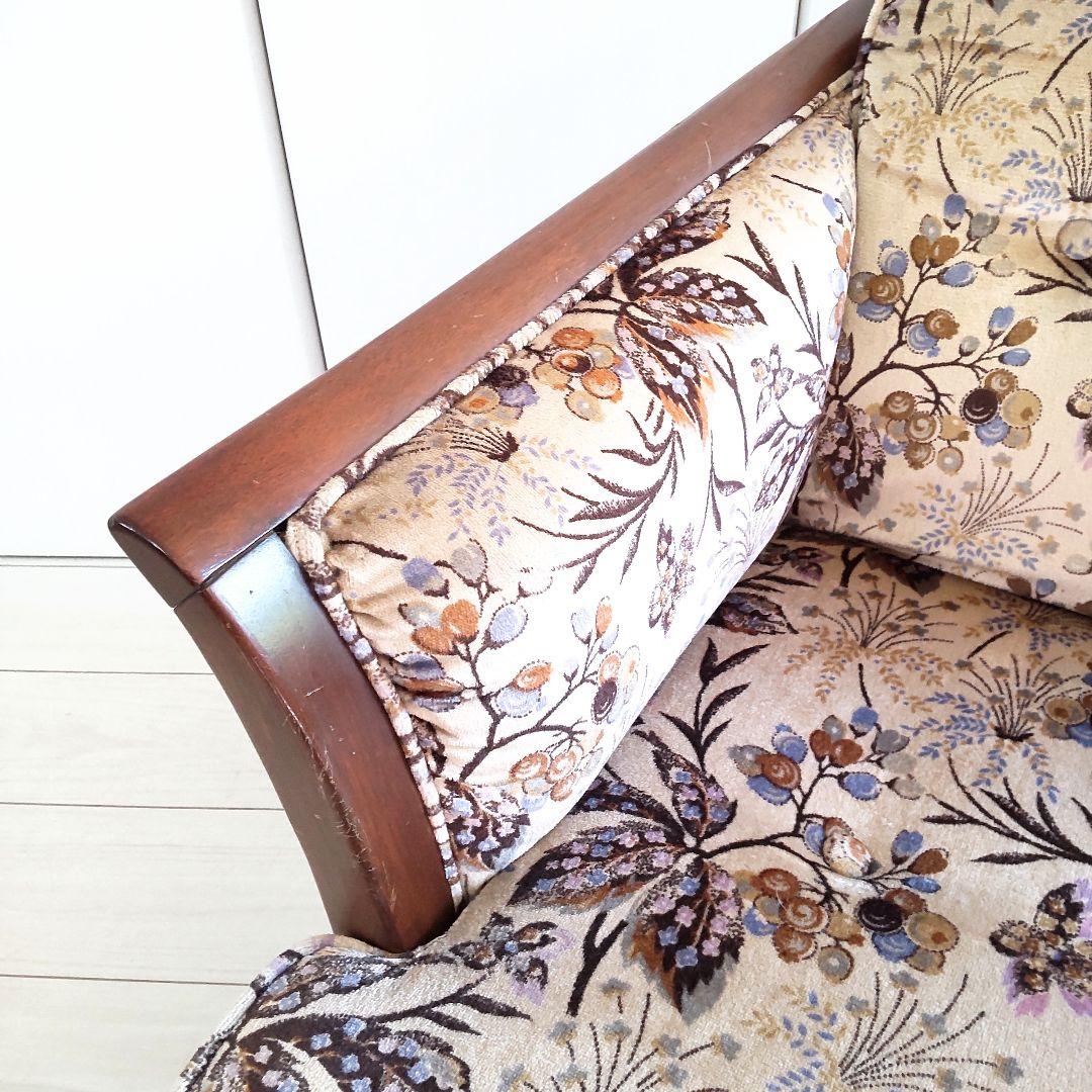 maruni　オールドマルニ　広島　ヴィンテージ ソファ　地中海　ファブリック