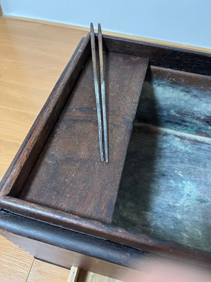 【期間限定値引き】　長火鉢　引出し付き　骨董品　アンティーク レトロ　昭和　希少