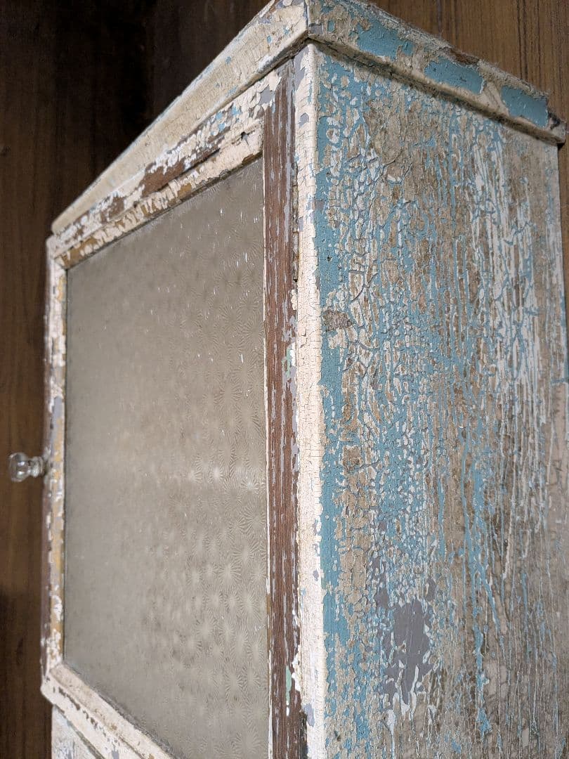 フランスアンティーク　木製キャビネット　蚤の市