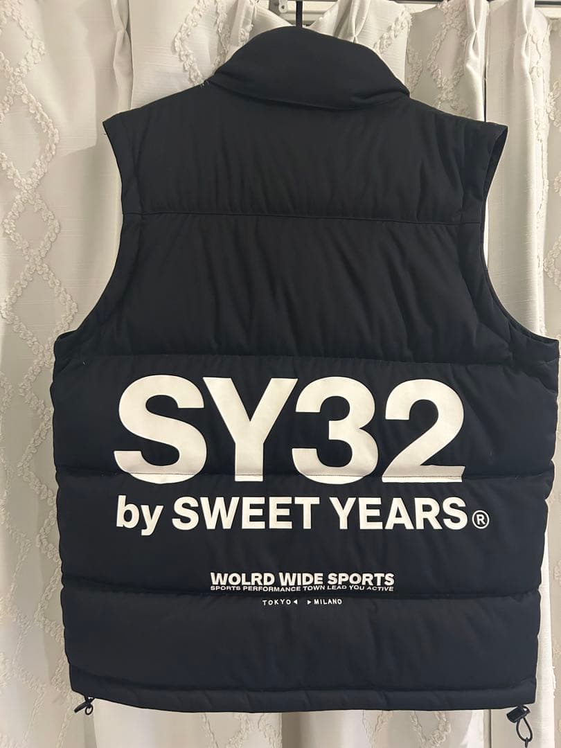 SY32 by SWEET YEARS ブラック ダウンベスト M
