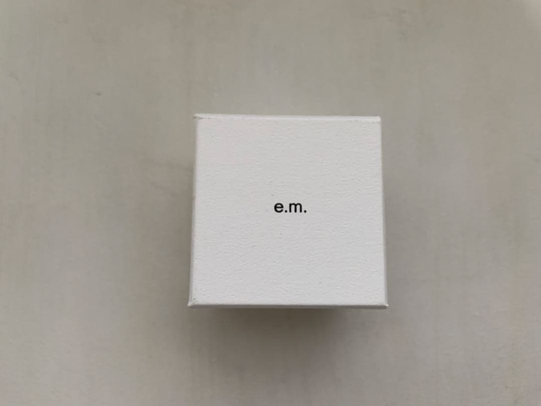 ［Sasaki］『e.m.』ジルコニア　フープピアス　2set