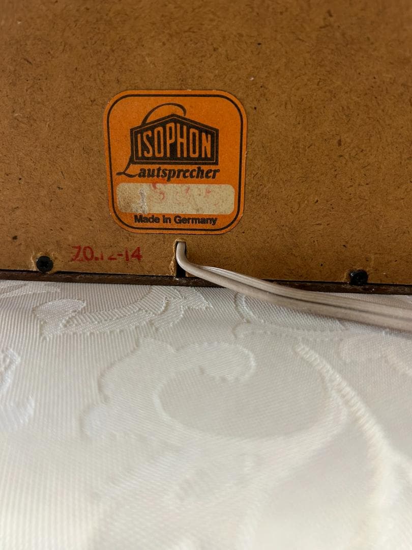 独ISOPHON イソフォン　1970年ヴィンテージスピーカー