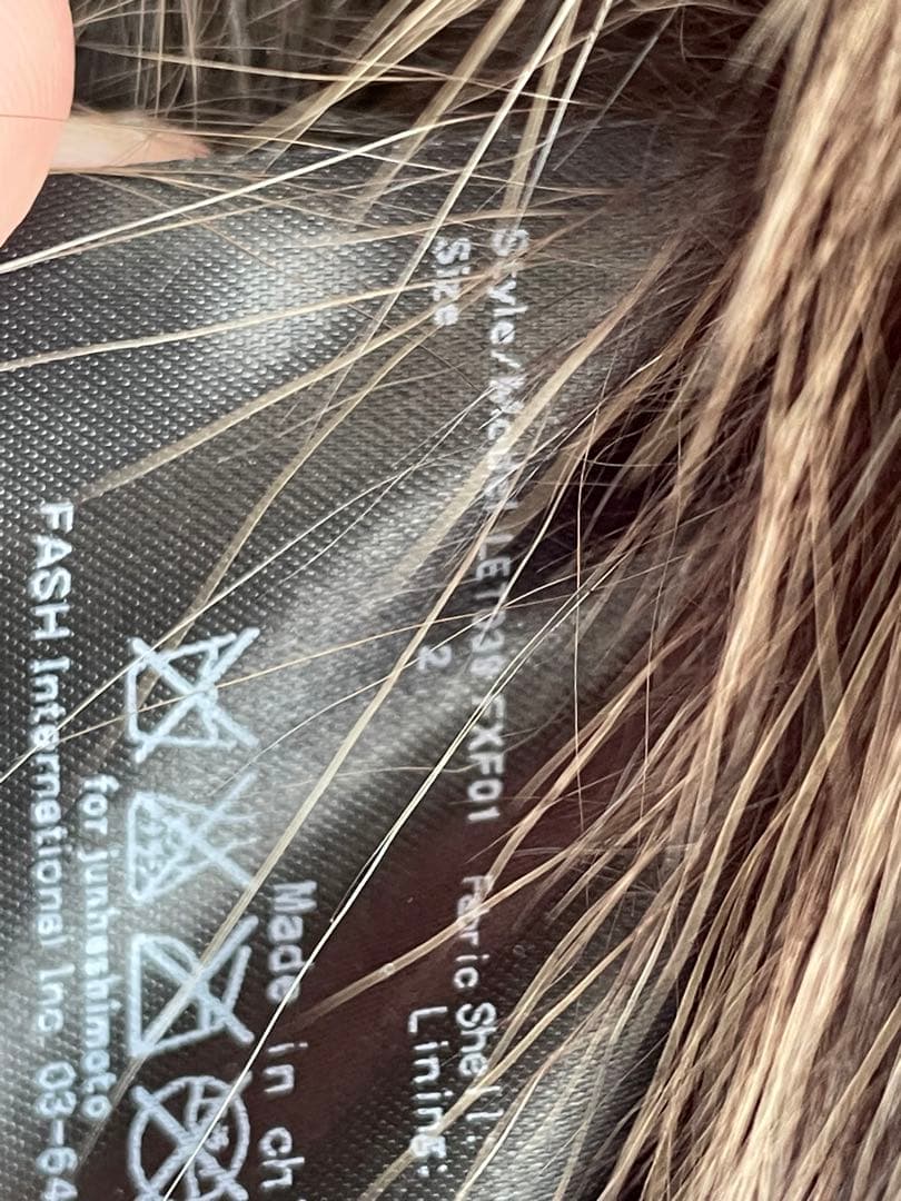 ジュンハシモト　フォックスファー　モッズコート