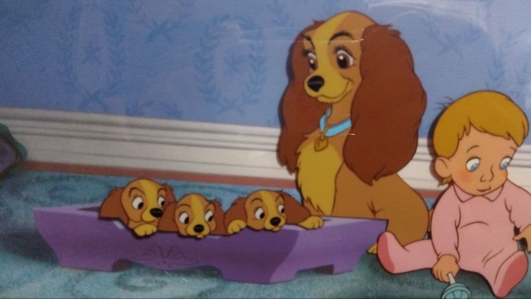 ディズニー　セル画　レディー＆トランプ