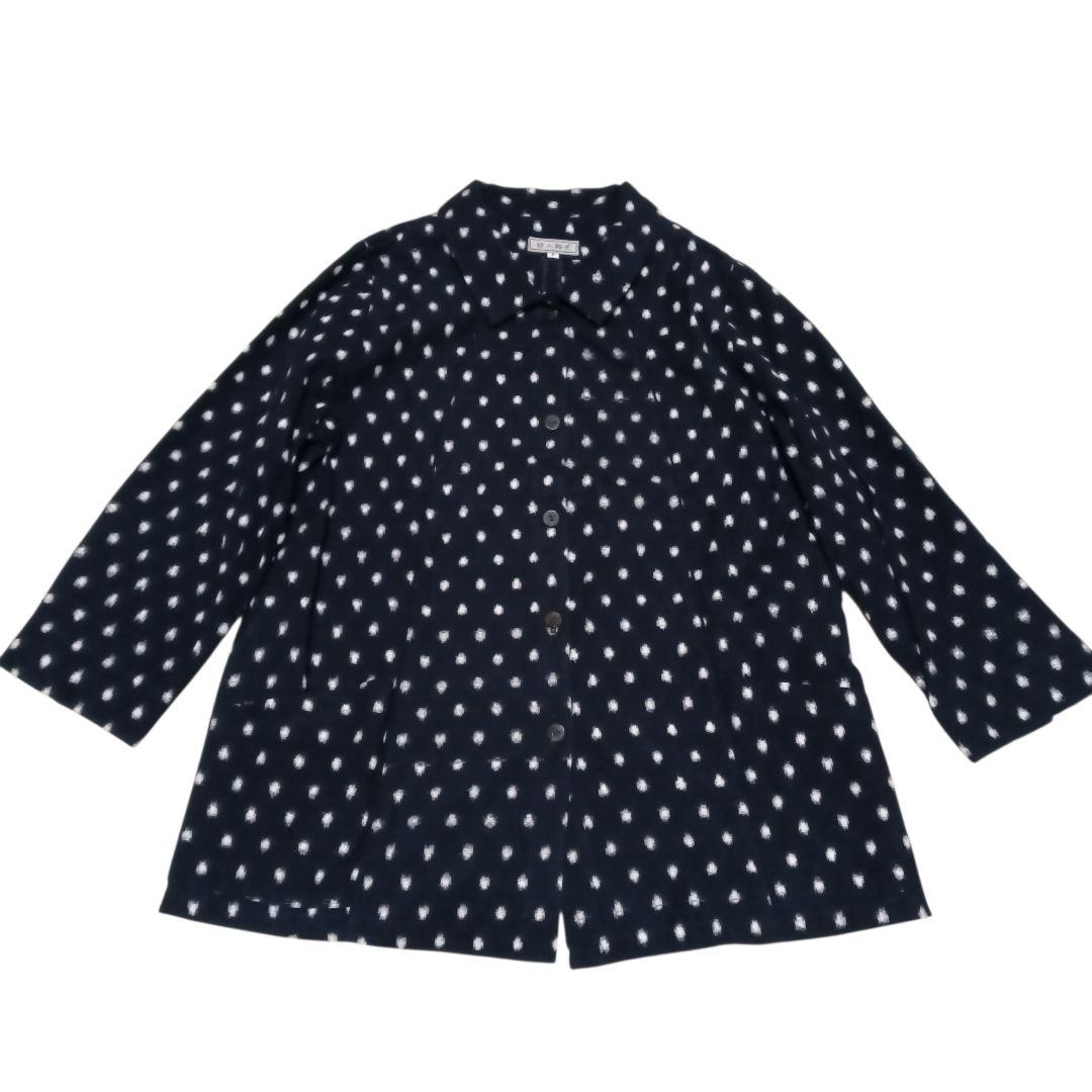 NORI様2点【綾小路Ｅ】日本製 綿100% シャツ 藍染め　京都 圓 絣