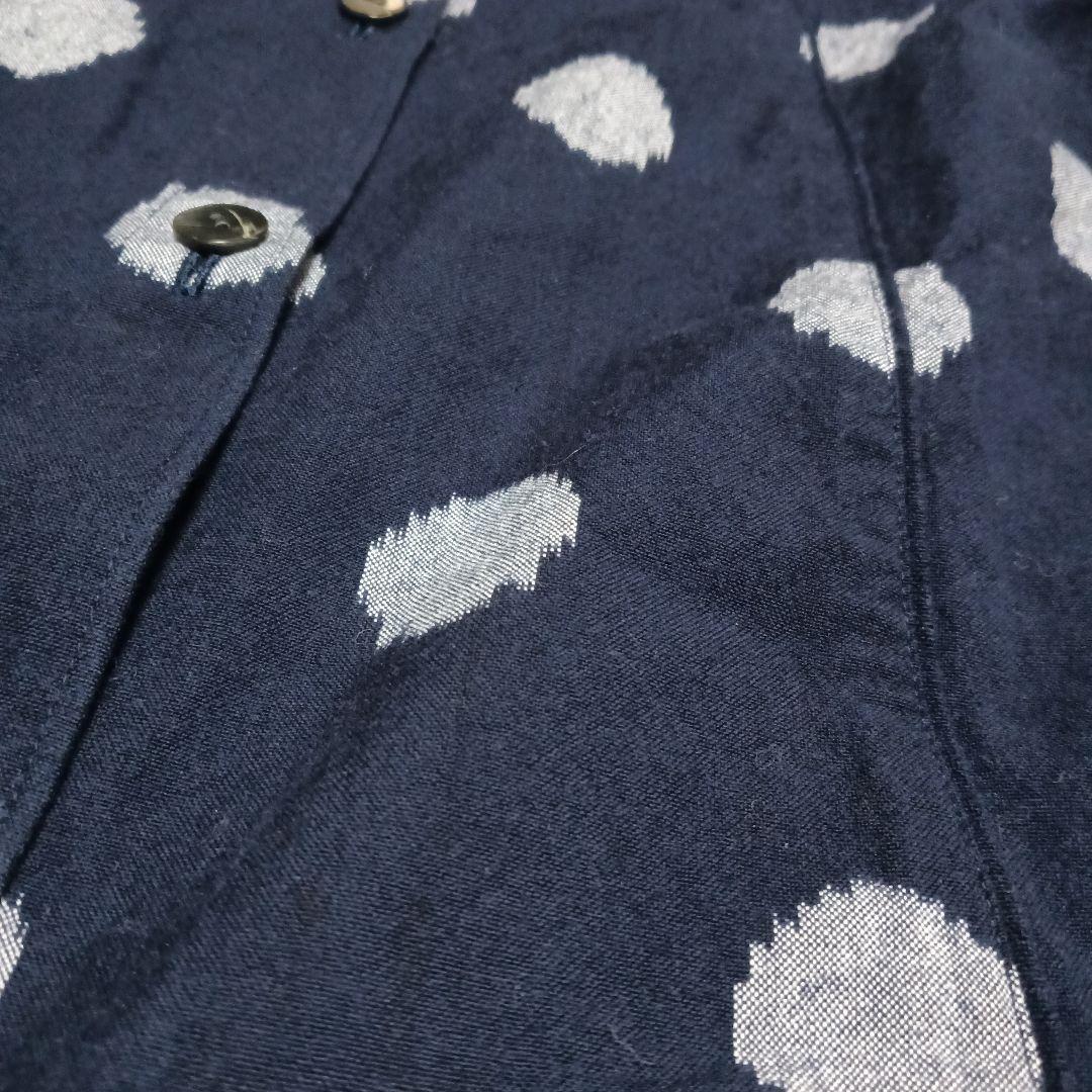 NORI様2点【綾小路Ｅ】日本製 綿100% シャツ 藍染め　京都 圓 絣