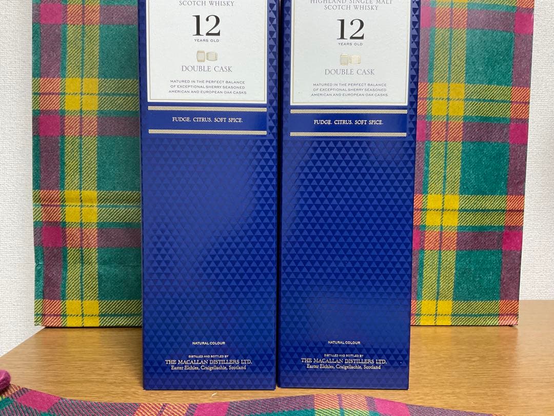 ザ・マッカラン12年　ダブルカスク　700ml カートン付×2本セット
