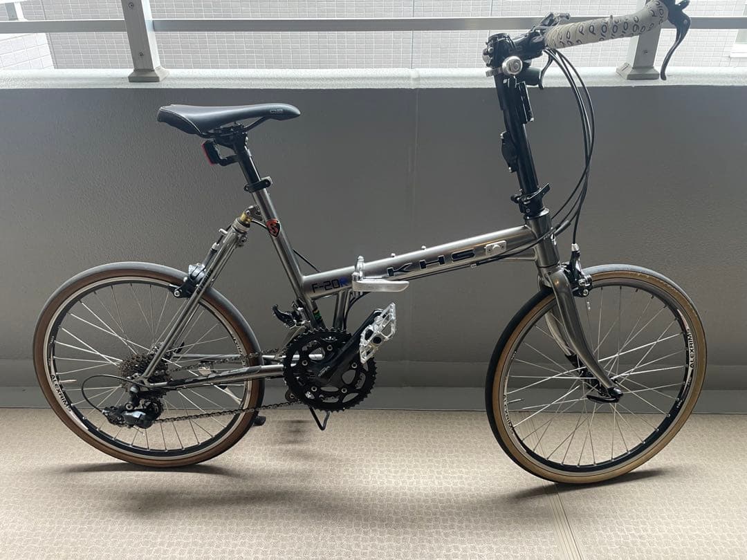 n*o様 KHS F-20R クロームシルバー　ブルホーン　クロモリ