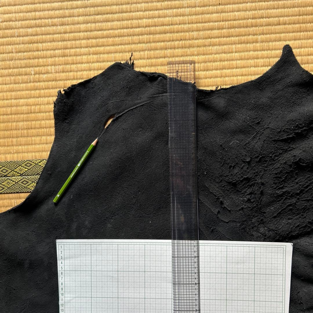 ムムム様 ディアスキンバッグ　黒スエード