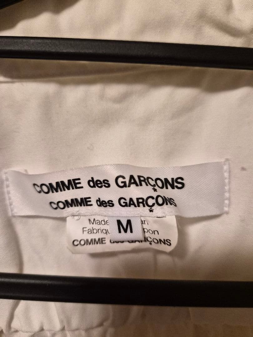 COMME des GARÇONS ホワイト長袖シャツ M