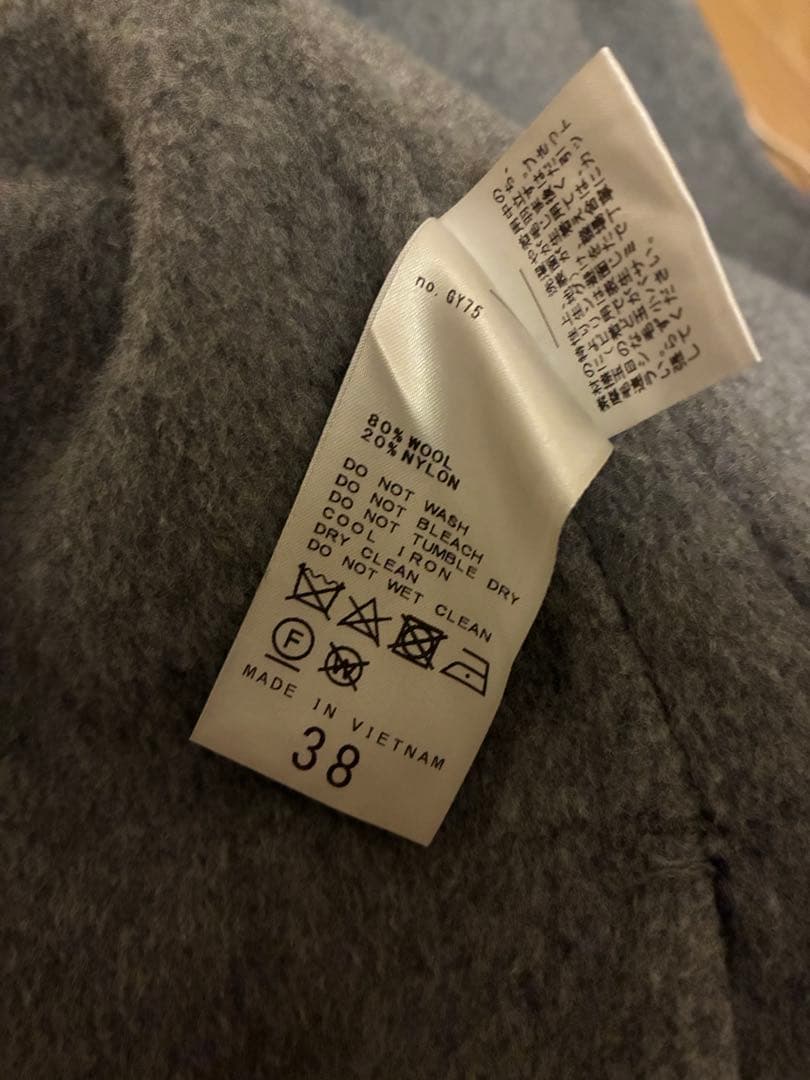 spick&span ノーカラーリバーコート