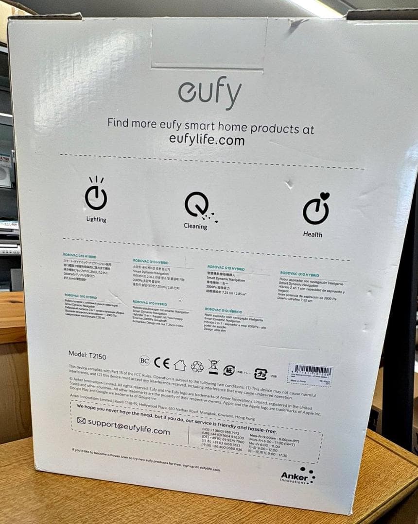 新品　Anker eufy ロボット掃除機 RoboVac G10 Hybrid