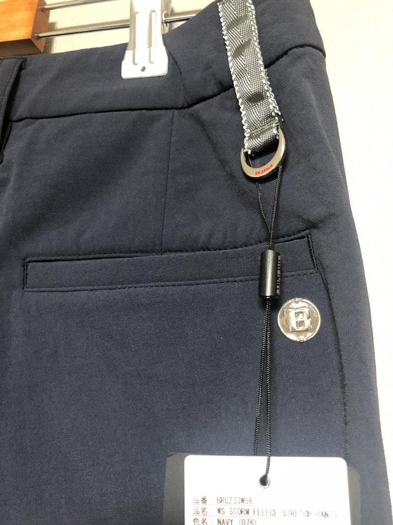 新品未使用 タグ付き ブリーフィング ストレッチパンツ 紺 ネイビー 3.3万