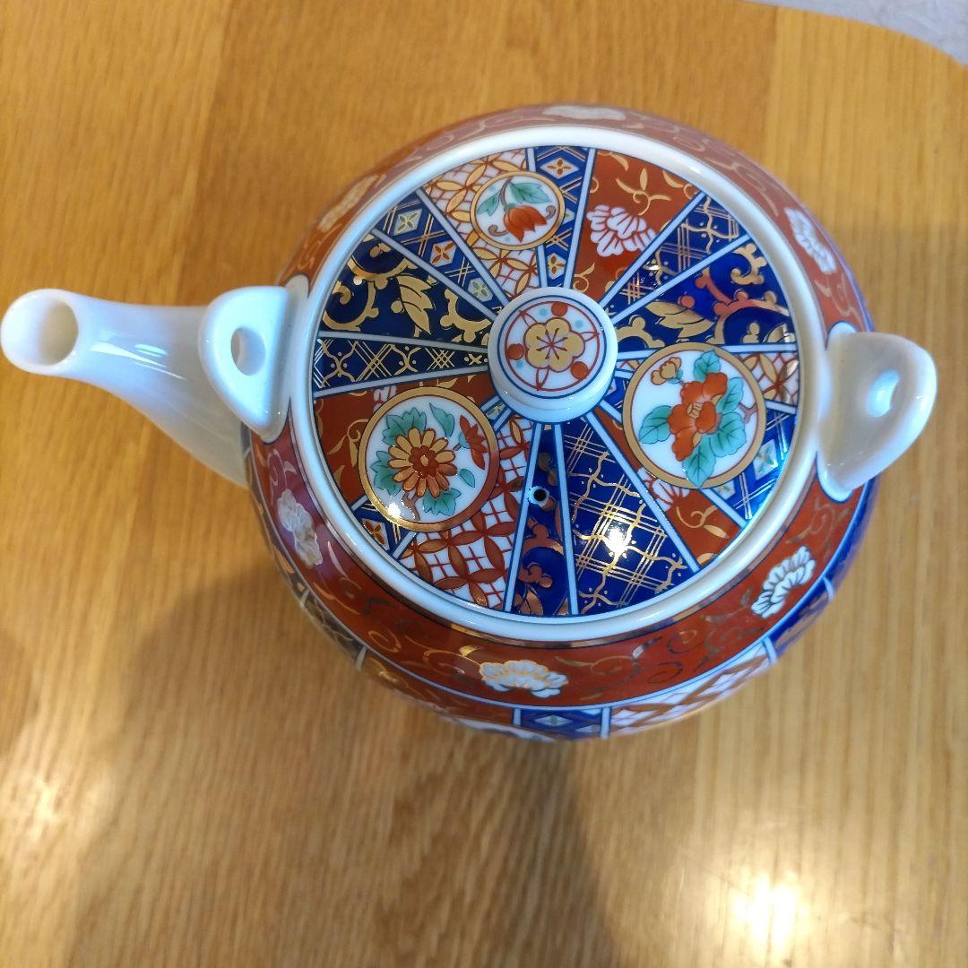 庫山窯・美濃焼　急須・蓋つき湯呑み茶碗・茶托セット　庫山窯　【新品】