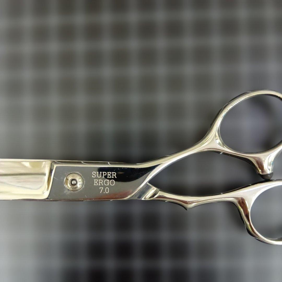 【中古】理容 床屋用 ハサミ　7.0インチ