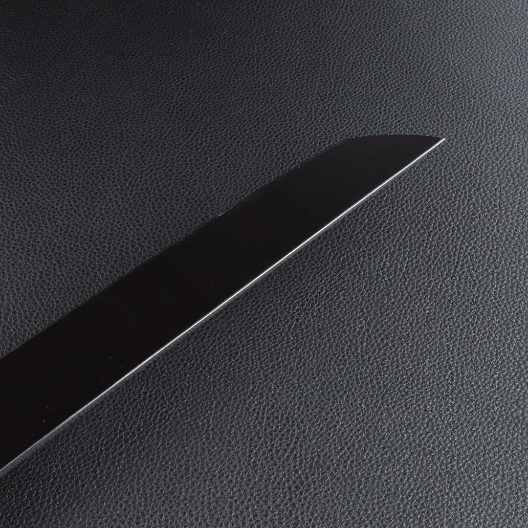 11045先丸柳刃包丁 尺三刺身包丁鏡面仕上げ刃は究極の切れ味 黒檀黒水牛八角柄