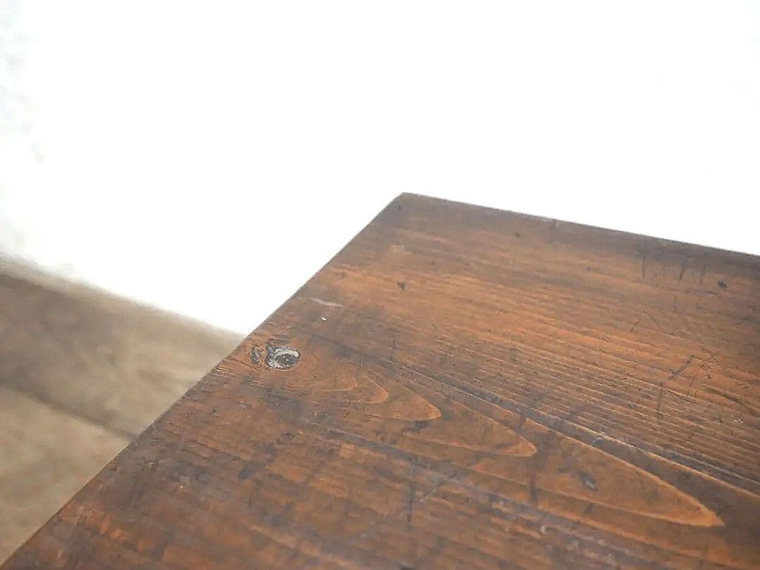 1408 レトロな杉の文机　ローテーブル　陳列台　展示台　古家具　アンティーク