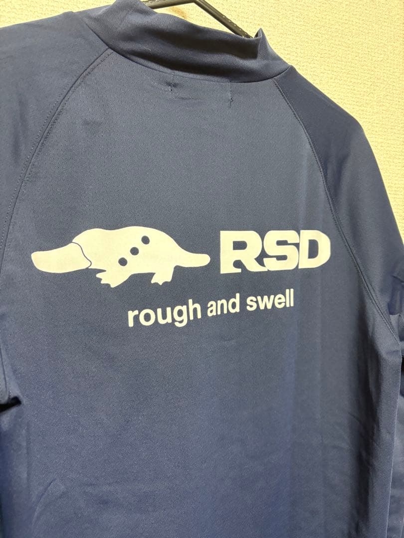 ラフ＆スウェル　メンズゴルフウェア　ネイビー　モックネック　超美品