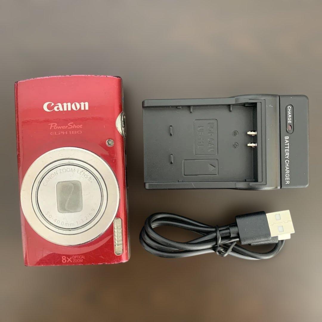 【ジャンク品】Canon IXY180 PC2275 レッド
