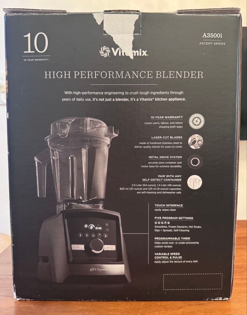 Vitamix A3500i アセントシリーズ 高性能ブレンダー