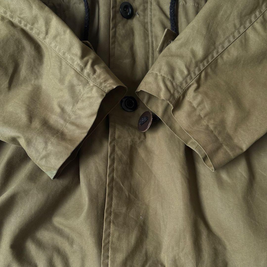 プライベートホワイト イギリス製 2→M ワックスコットン モッズコート カーキ
