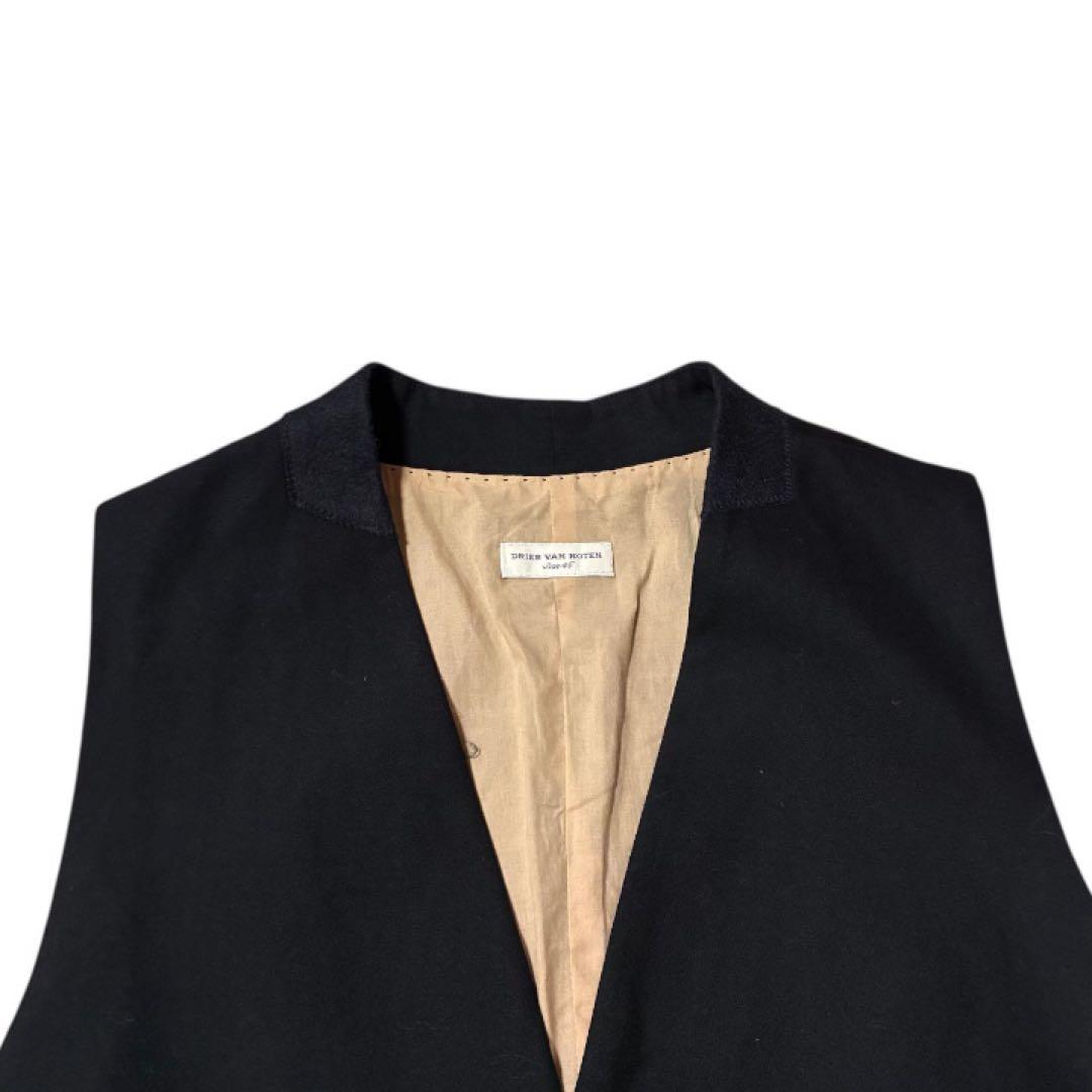 DRIES VAN NOT ジレ ベスト アジャスター付き 素材切り替え