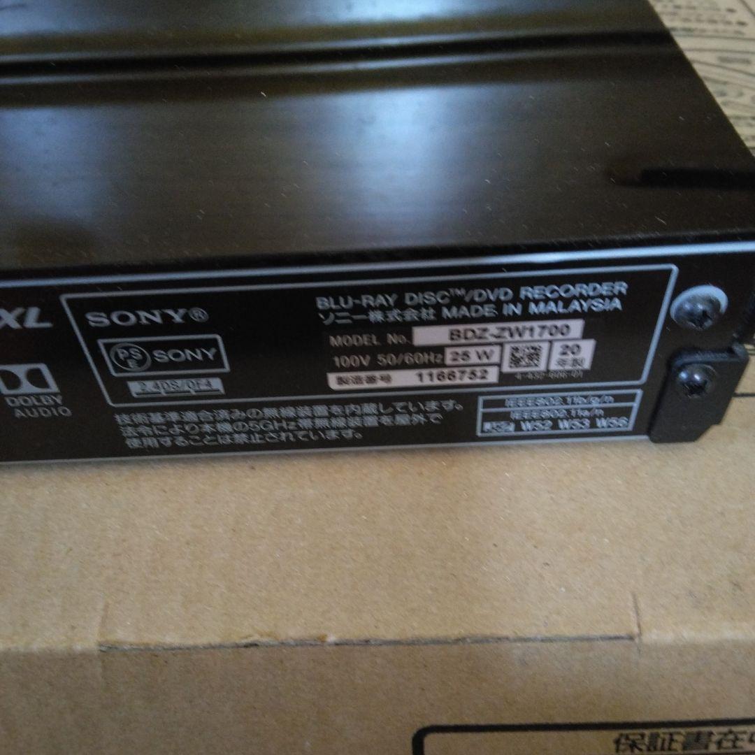 SONY 4K対応 ブルーレイレコーダー