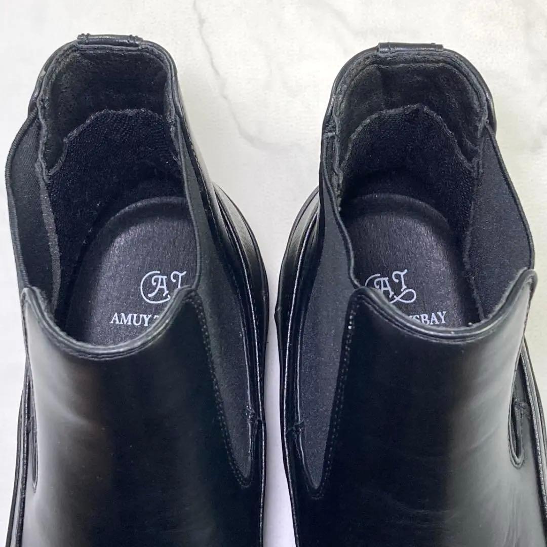 【極美品】AMUY TRYSBAY サイドゴアブーツ M（26.5〜27㎝）黒