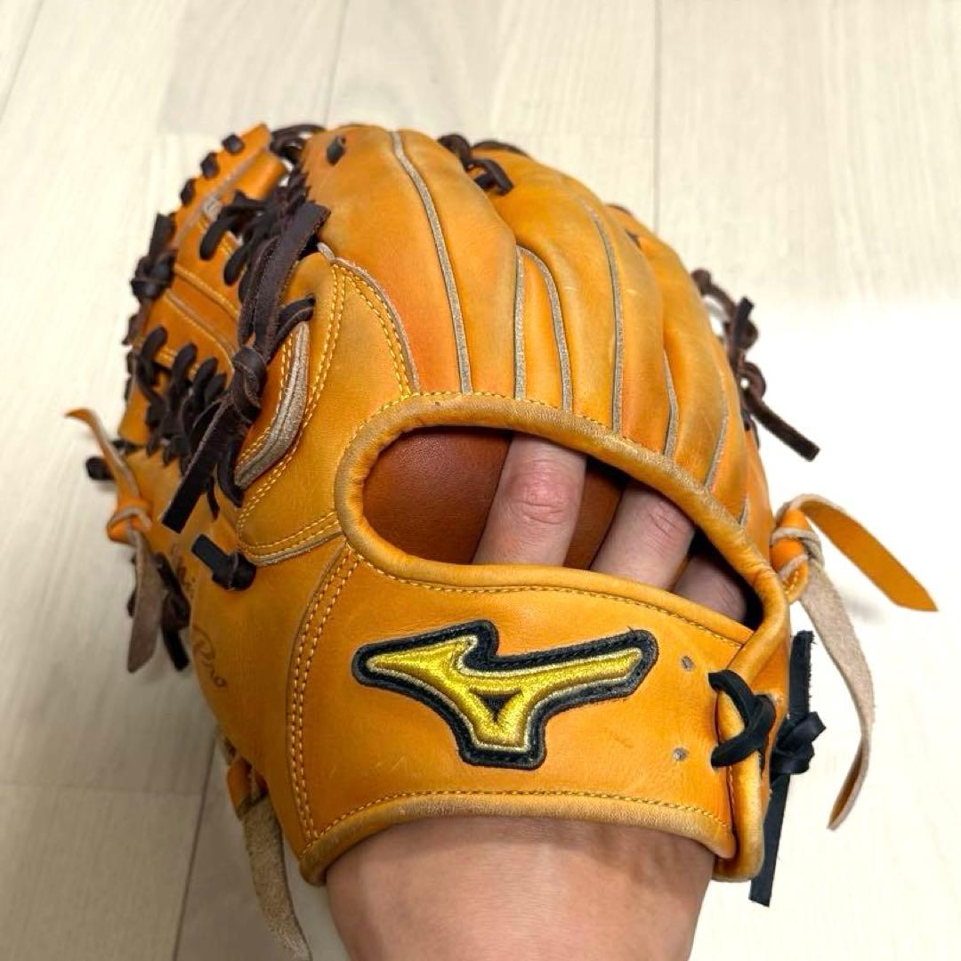 ミズノプロ　硬式外野手グラブ　キップレザー