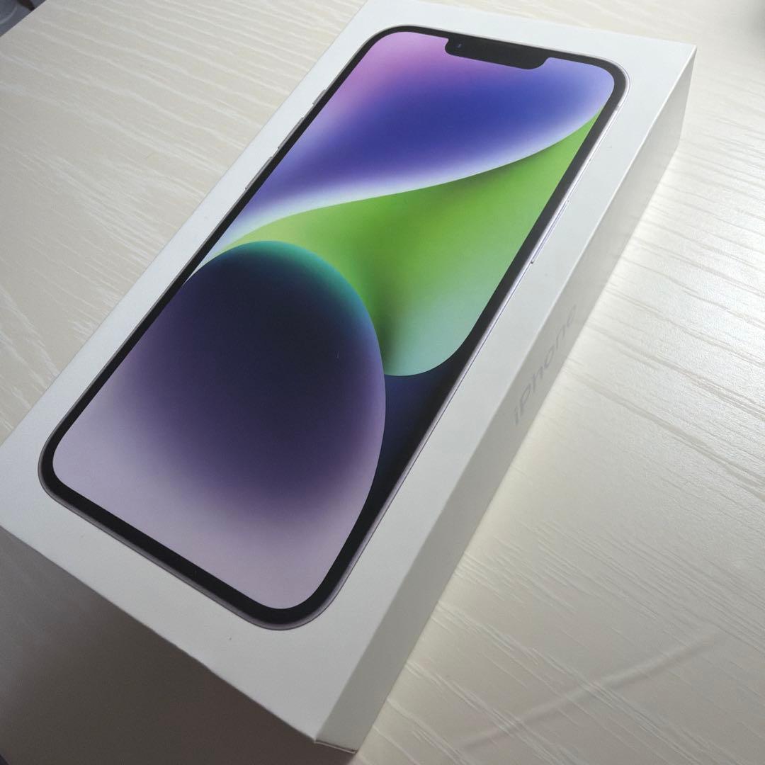 Apple iPhone 14 パープル 本体+箱