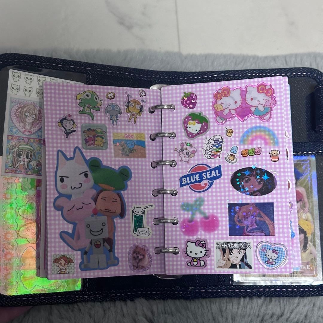 メリング　デニムバインダー Sweet Strawberry