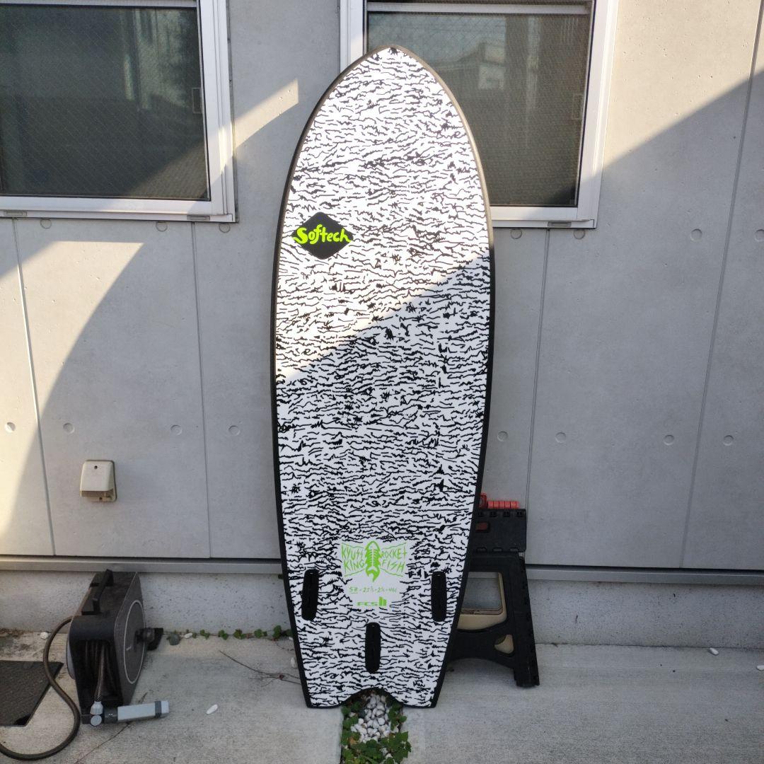 ソフテック カイアスキング ロケットフィッシュ 5.8 使用2回のみ FCS2