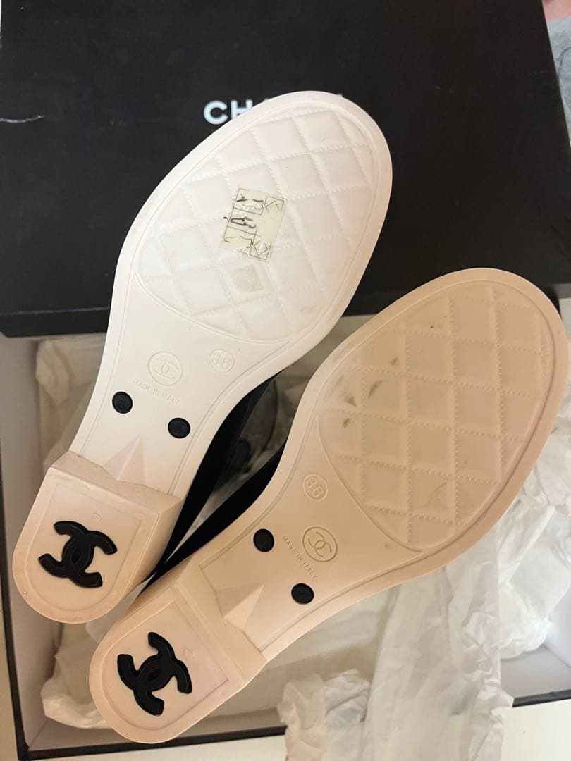 ‼️Roblea‼️CHANEL カメリア　レインブーツ　36（23cm）