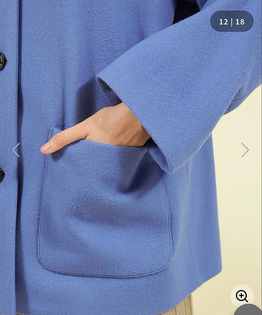 【新品】MACKINTOSH PHILOSOPHYウールコート ミドル丈ネイビー