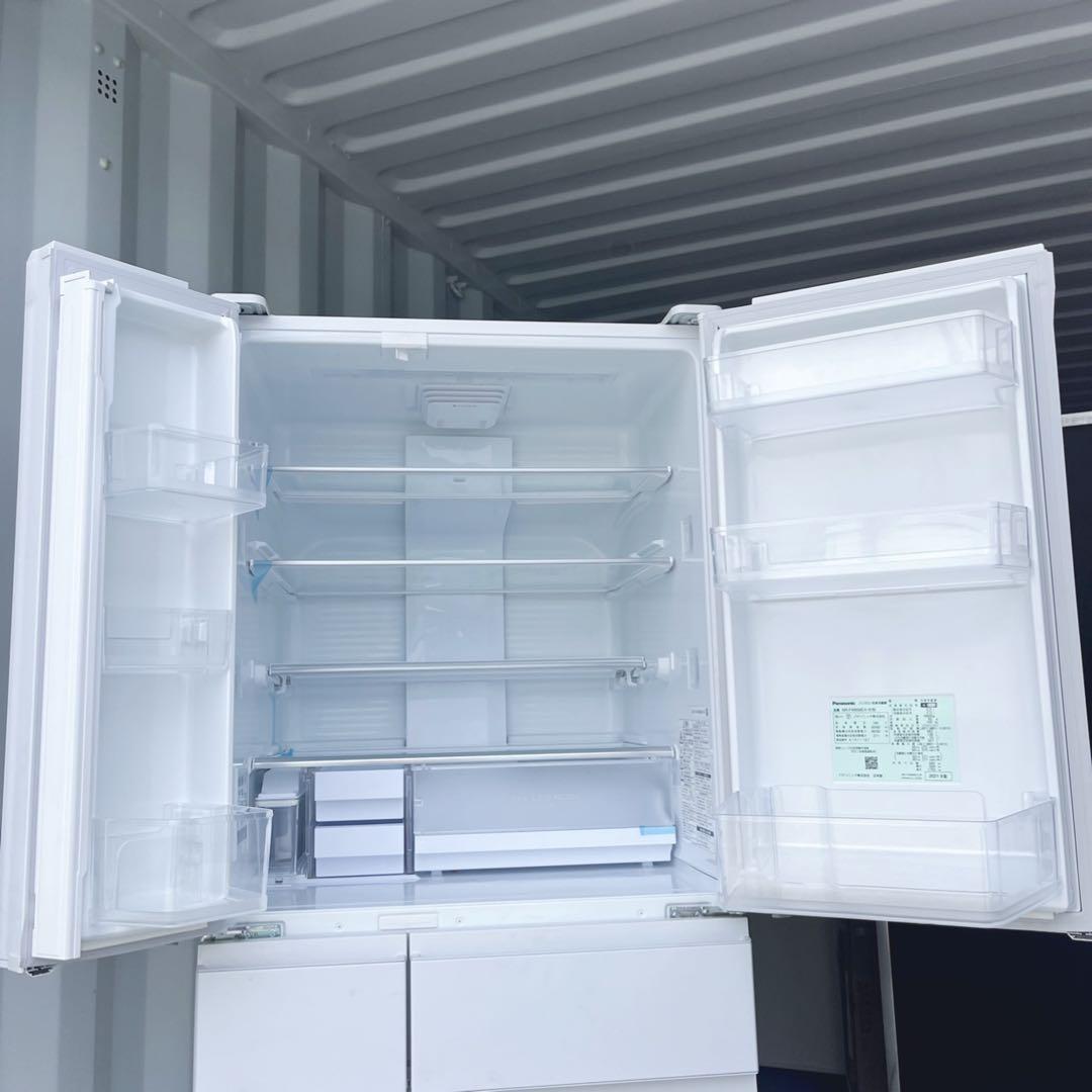取付無料！パナソニックパーシャル搭載はやうま冷凍おしゃれ6ドア冷蔵庫！洗濯機