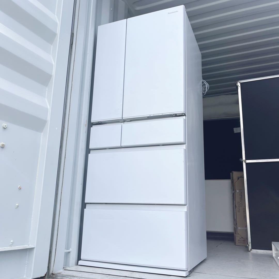 取付無料！パナソニックパーシャル搭載はやうま冷凍おしゃれ6ドア冷蔵庫！洗濯機